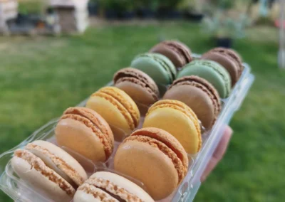 scene disposable app event foto. macarons